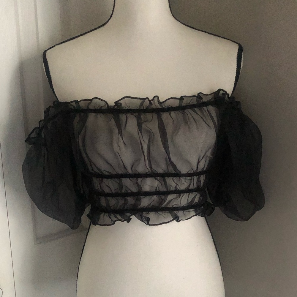 Mesh Crop Top - Picture 4 of 6